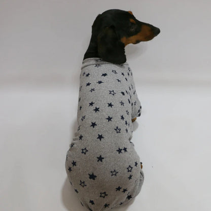 Long-Sleeved Dachshund Pajamas – Lightweight Cozy Cotton Sleepwear