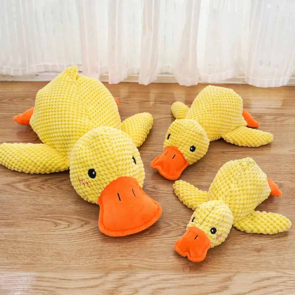 Dachshund Duck Toy– Soft Interactive Plush Squeaky Toy
