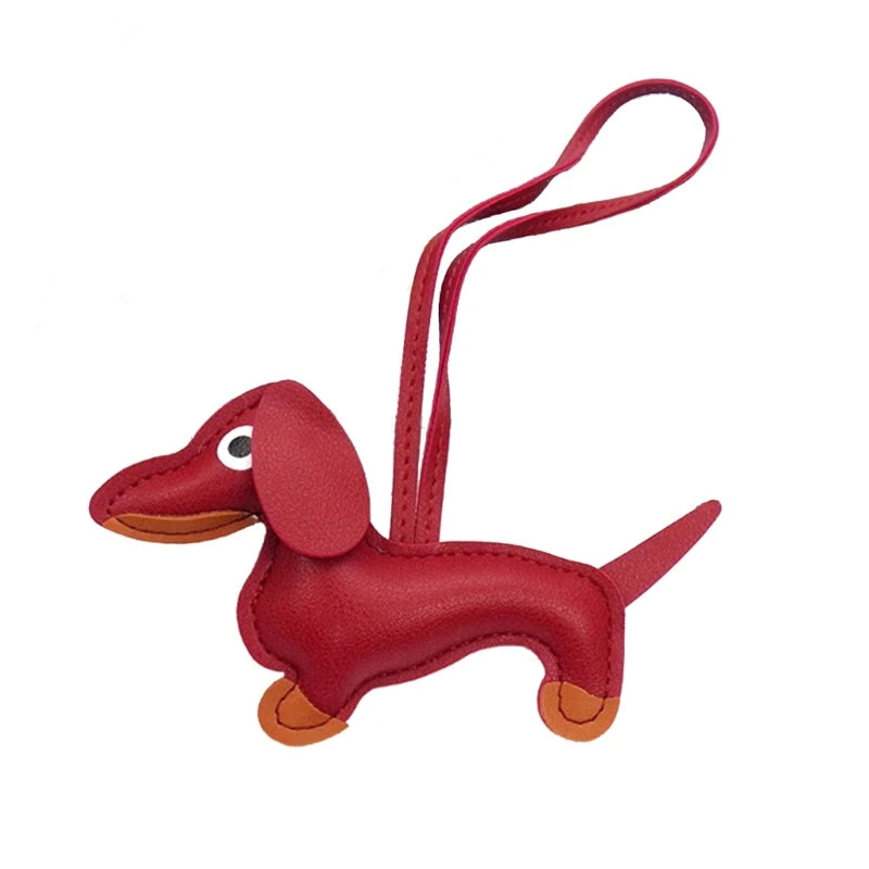 LeatherLove-Whimsical-Dachshund-Keychain-in-Premium-PU-Leather-doxie.us