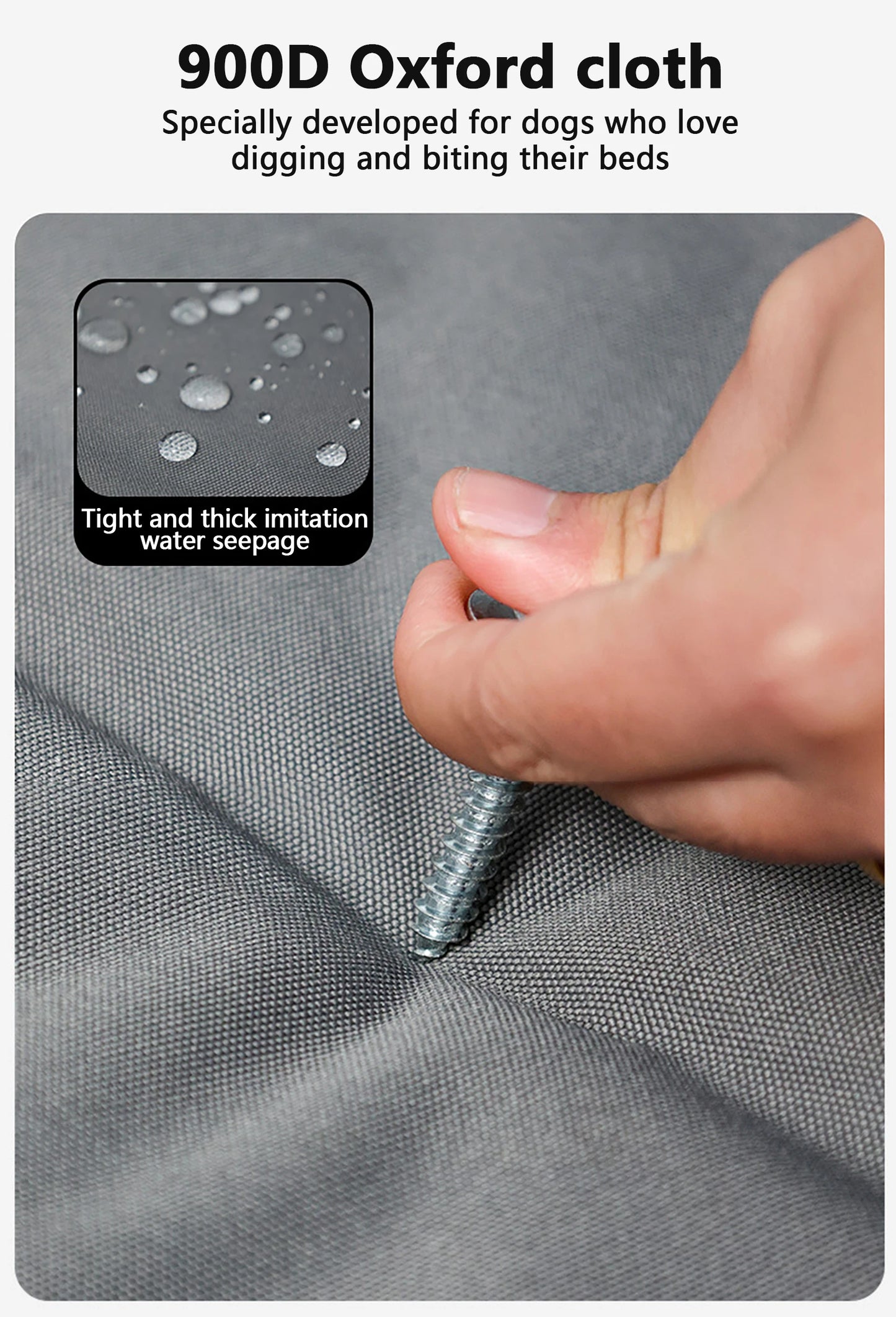 Dachshund Comfort Bed – Durable Waterproof Oxford Fabric Bed