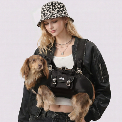 DachCarry dachshund side carry backpack, view 3
