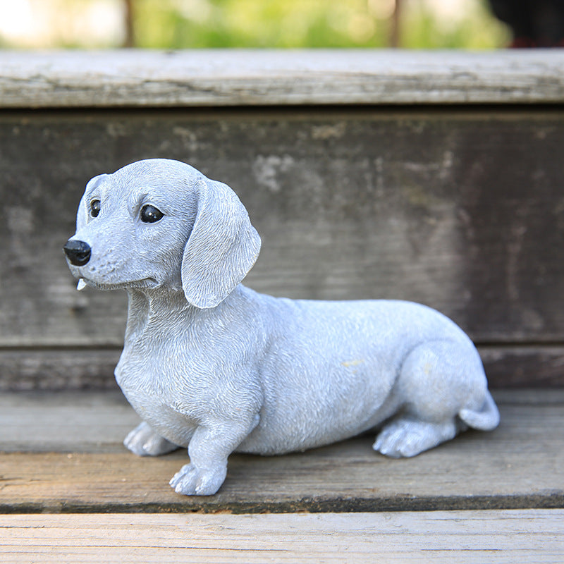 SculptedDoxie-Charming-Dachshund-Statues-Creative-Garden-Decor-doxie.us