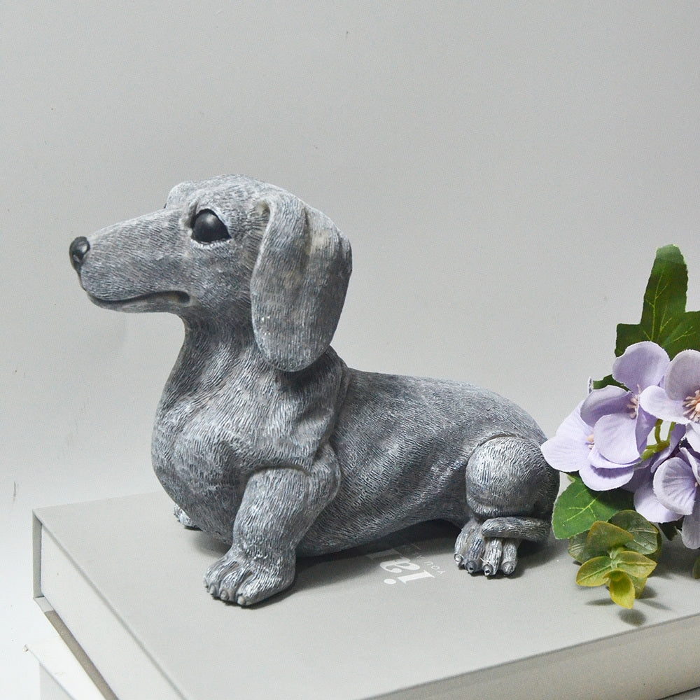 SculptedDoxie-Charming-Dachshund-Statues-Creative-Garden-Decor-doxie.us