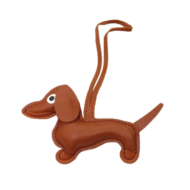 LeatherLove-Whimsical-Dachshund-Keychain-in-Premium-PU-Leather-doxie.us