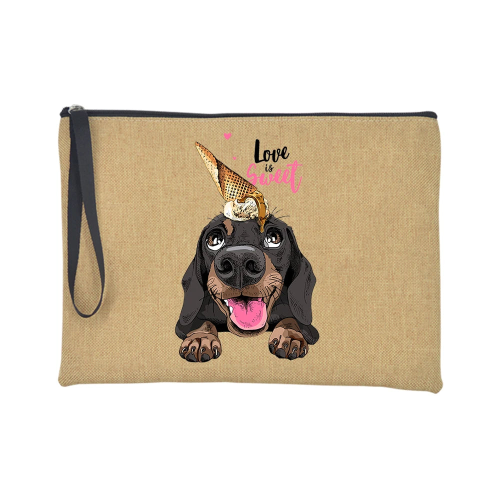 Dachshund-Print-Makeup-Bag-Travel-Toiletry-Organizer-doxie.us