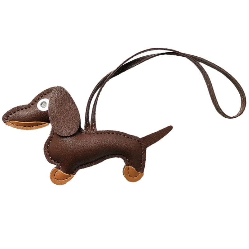 LeatherLove-Whimsical-Dachshund-Keychain-in-Premium-PU-Leather-doxie.us