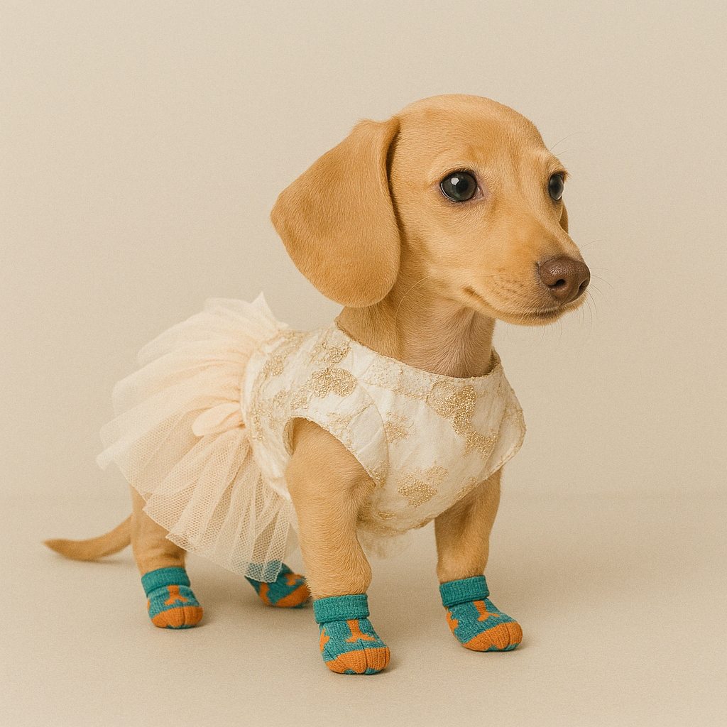TailTrek Dachshund Dog Shoes – Breathable Wear-Resistant Won’t Fall Off