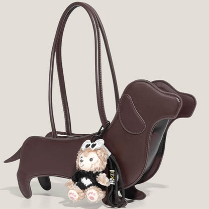 Doxie Chic™ - Dachshund-Shaped Single Shoulder Handbag