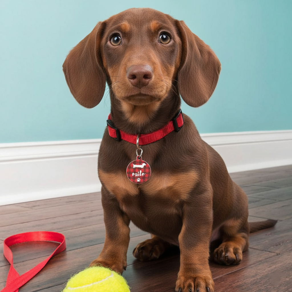 Sophie - Custom Dachshund Tag | Double-Sided ID