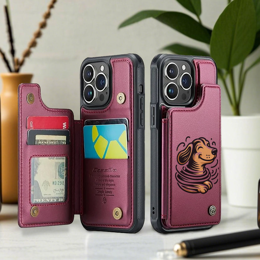 Wanda - Leather Wallet Case for for iPhone & Samsung