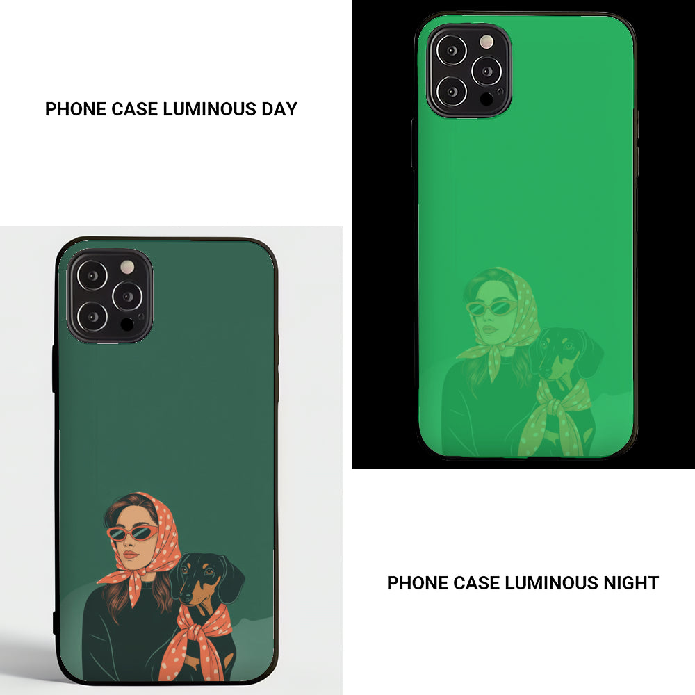 Lady - Luminous  Phone Case