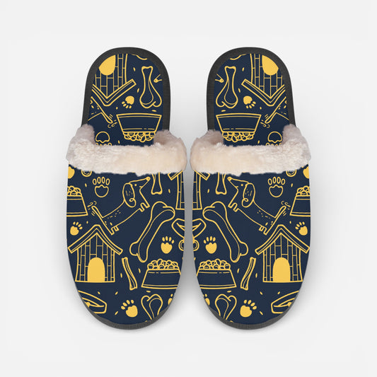 Sage - cozy winter slippers