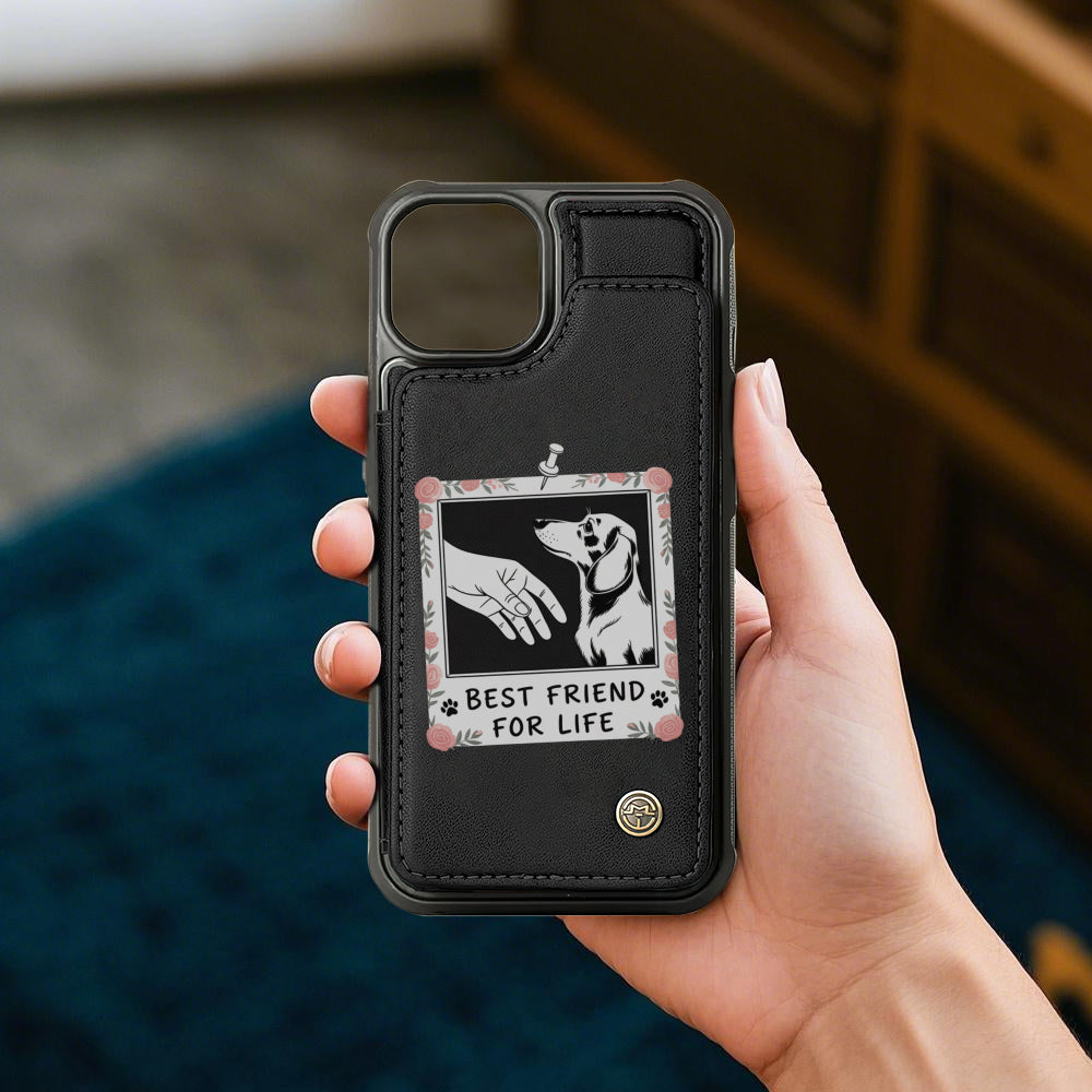 Abby - Leather Wallet Case for for iPhone & Samsung