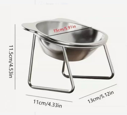 Dachshund Food Water Bowl – Non-Slip Durable Stainless Steel Feeder