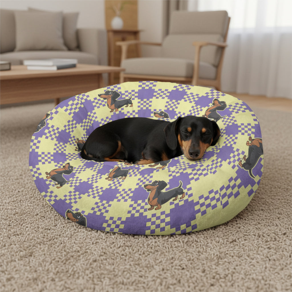 Bonnie - Cloud-Comfort Dachshund Bed | Anti-Anxiety Donut Bed for Dachshunds