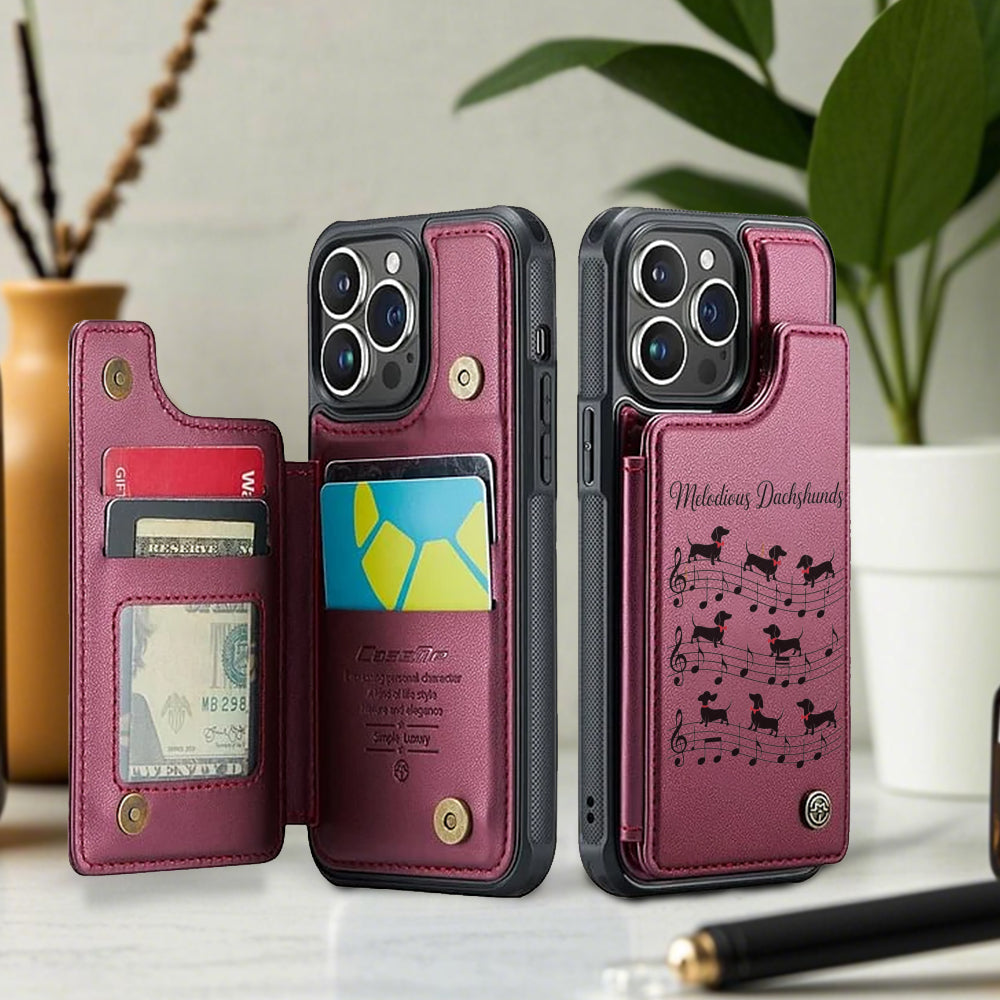 Trudy - Leather Wallet Case for for iPhone & Samsung