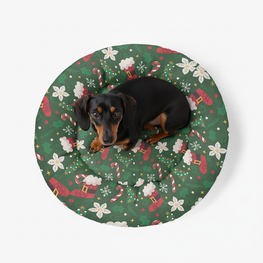 Churro - Cloud-Comfort Large Dachshund Bed | Anti-Anxiety Donut Bed for Dachshunds