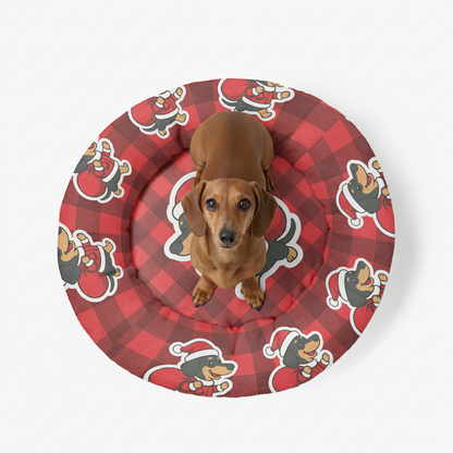 Felix - Cloud-Comfort Large Dachshund Bed | Anti-Anxiety Donut Bed for Dachshunds