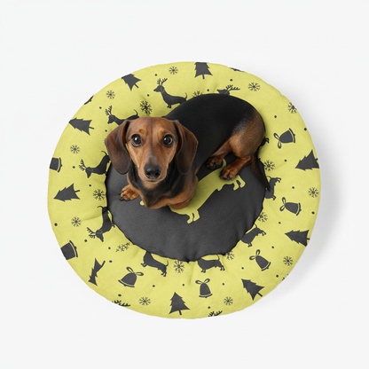 Peter - Cloud-Comfort Large Dachshund Bed | Anti-Anxiety Donut Bed for Dachshunds