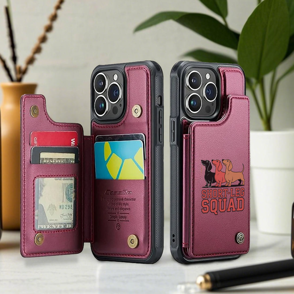 Utah - Leather Wallet Case for for iPhone & Samsung