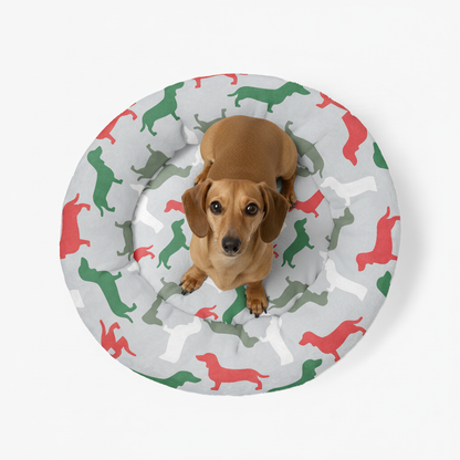 Finn - Cloud-Comfort Large Dachshund Bed | Anti-Anxiety Donut Bed for Dachshunds