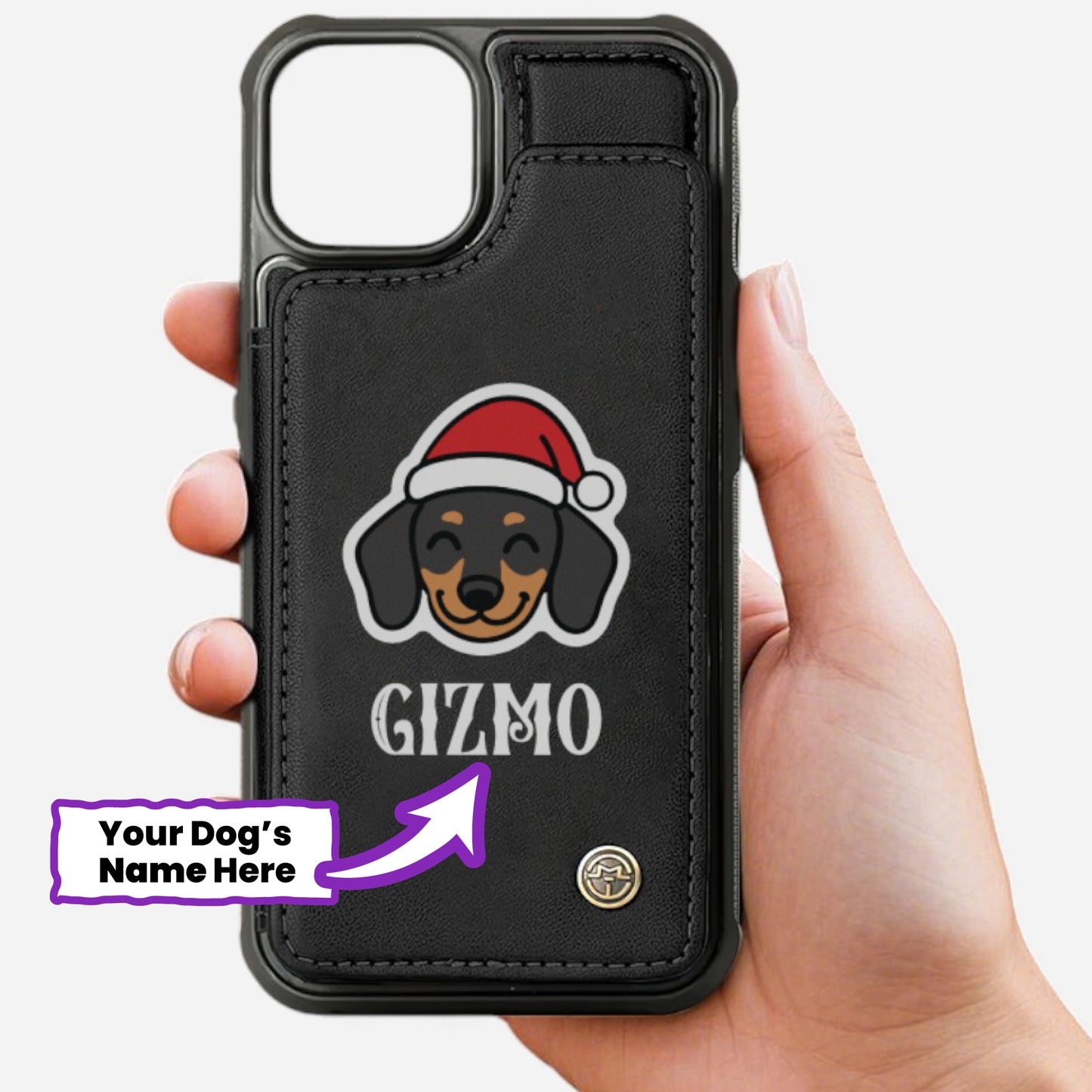 Cort - Personalized  Leather Wallet Case for for iPhone & Samsung