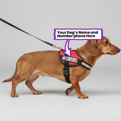 Lucifer - Personalized Dachshund Harness