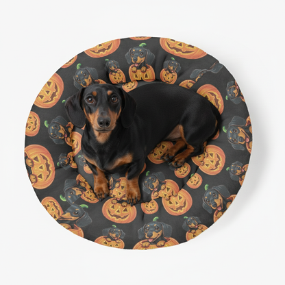 Willow - Cloud-Comfort Large Dachshund Bed | Anti-Anxiety Donut Bed for Dachshunds