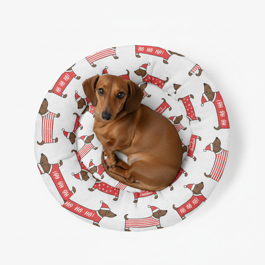 Arrow - Cloud-Comfort Large Dachshund Bed | Anti-Anxiety Donut Bed for Dachshunds