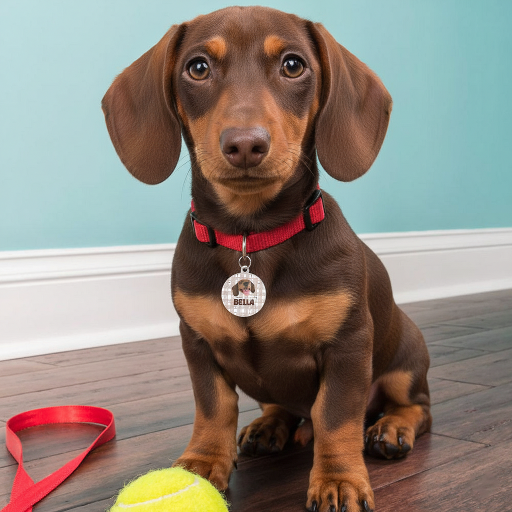 Molly - Custom Dachshund Tag | Double-Sided ID