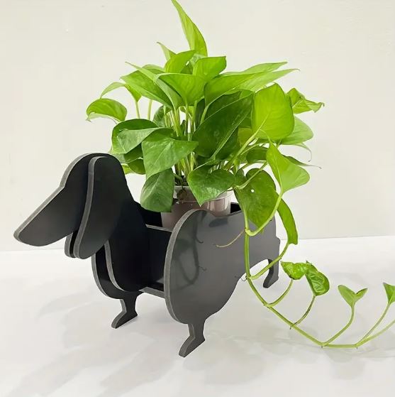 dachshund succulent planter PatioPaws Adorable Dachshund Plant Pot – Dachshund Shop