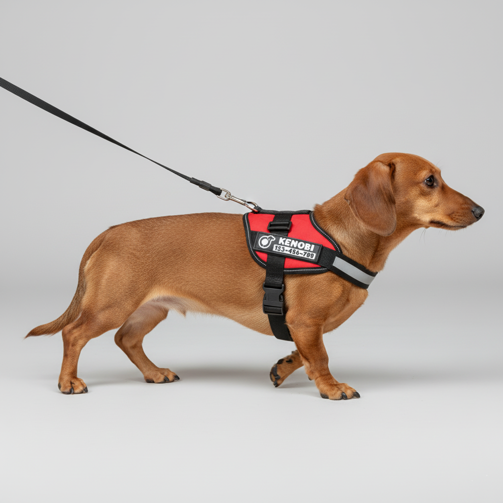 Lucifer - Personalized Dachshund Harness