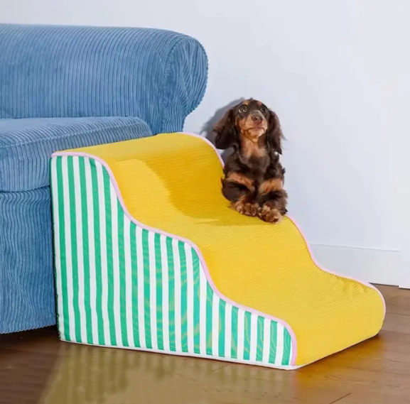 Dachshund Stairs – Soft Sponge Detachable Bed Ladder for Safe Climbing