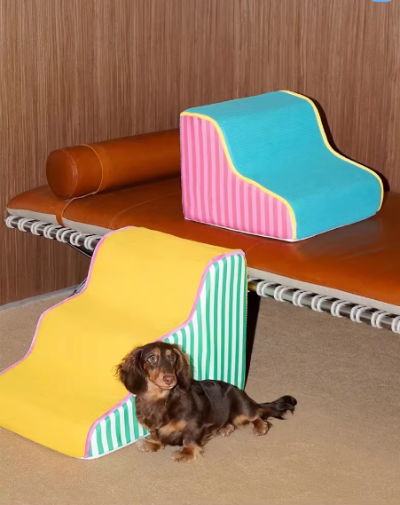 Dachshund Stairs – Soft Sponge Detachable Bed Ladder for Safe Climbing