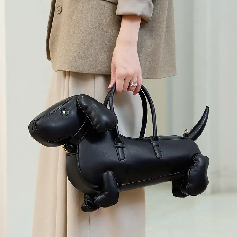 Dachshund Figurine Handbag for Women