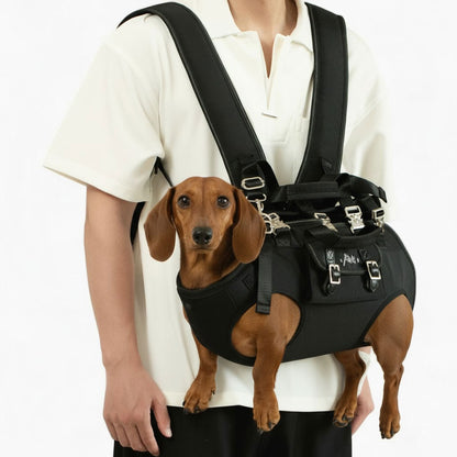 DachCarry dachshund side carry backpack, view 4