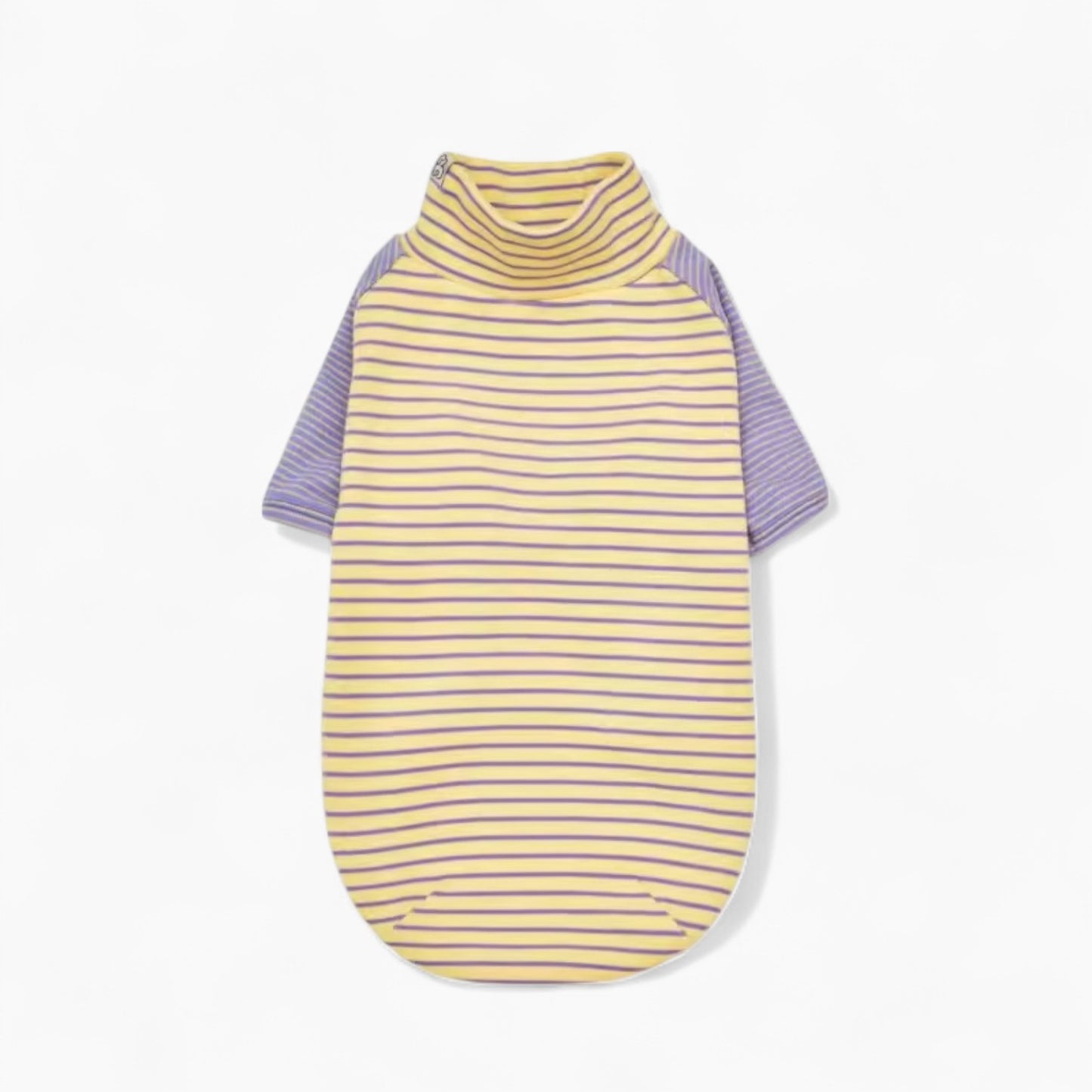 Dachshund Cotton Sweater – Warm Elastic Striped Outfit