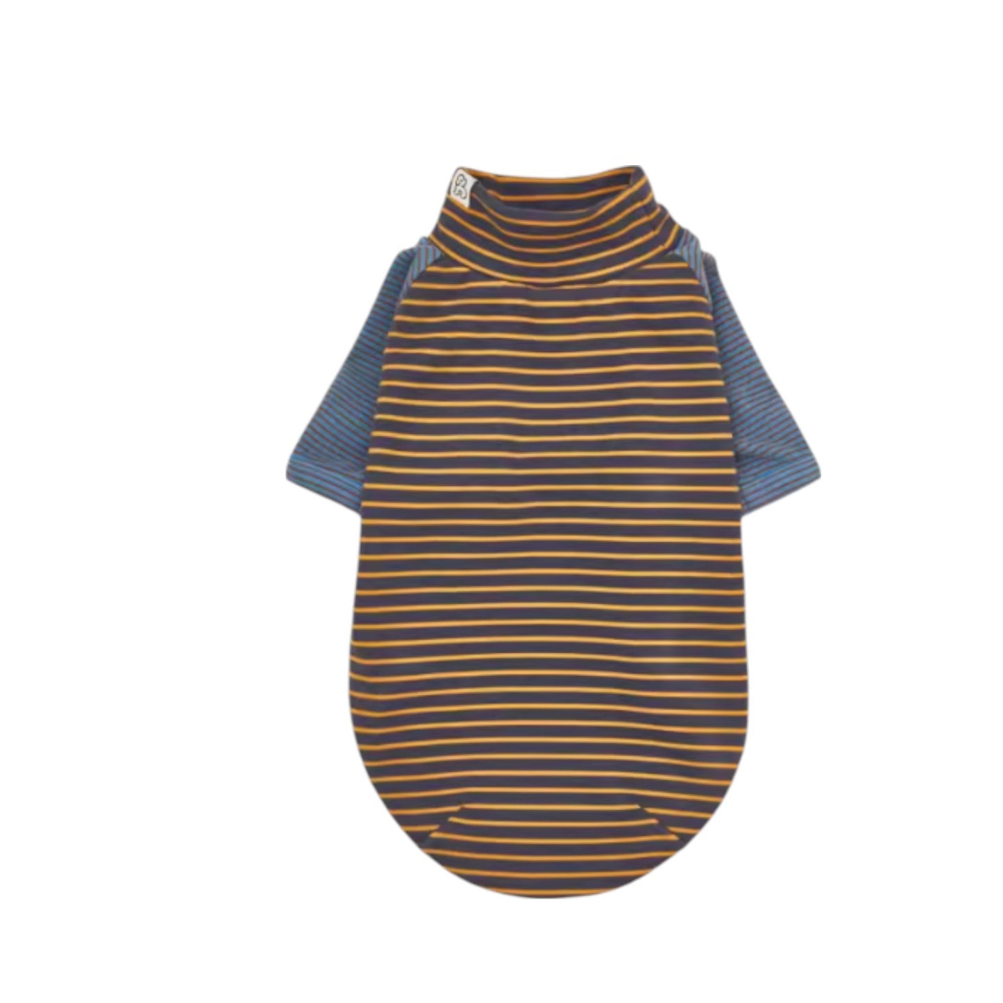 Dachshund Cotton Sweater – Warm Elastic Striped Outfit