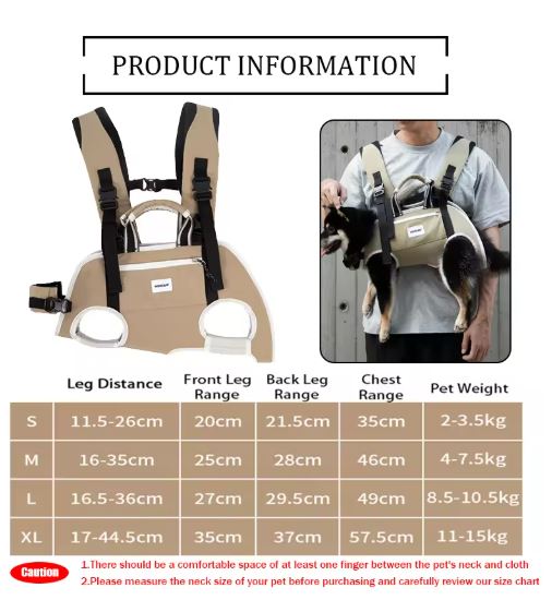 PawVentura Dachshund Backpack Carrier – Ergonomic Dog Carrier with Horizontal Support