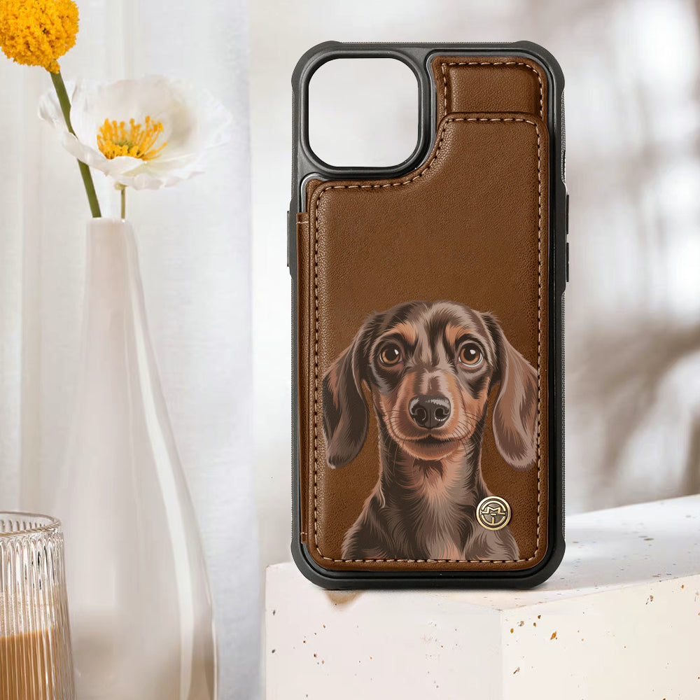 Billie - Leather Wallet Case for for iPhone & Samsung