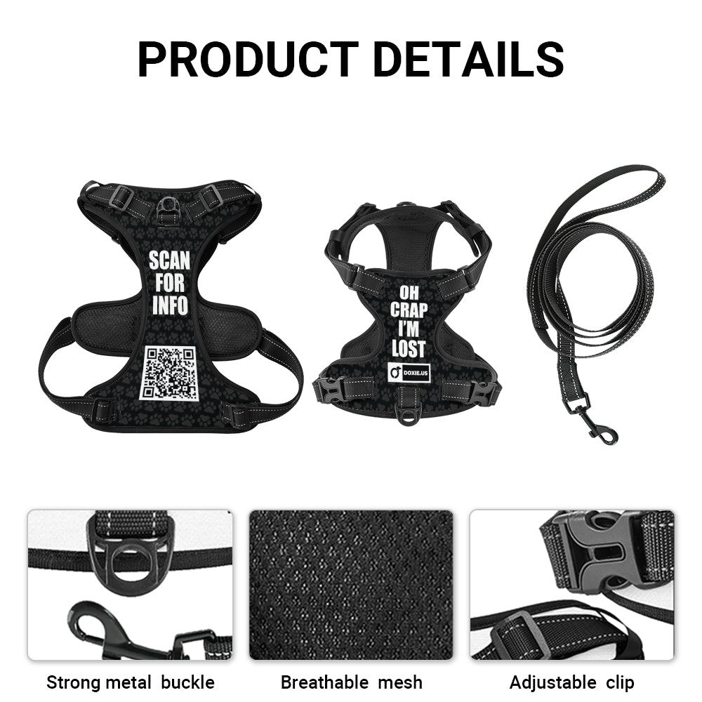 Cloud  -  Personalized No-Pull Dachshund Dog Harness