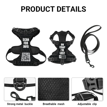 Cloud  -  Personalized No-Pull Dachshund Dog Harness