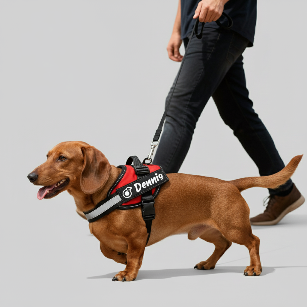 Dodge - Personalized Dachshund Harness