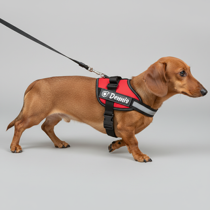 Dodge - Personalized Dachshund Harness