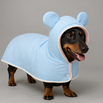 Barklow Doxie Cloak Coat – Warm Cape for Dachshunds Perfect for Cold Weather