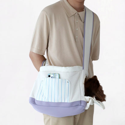 DachiGo Dachshund Outing Carrier – Korean Style Crossbody Bag for Small Dogs