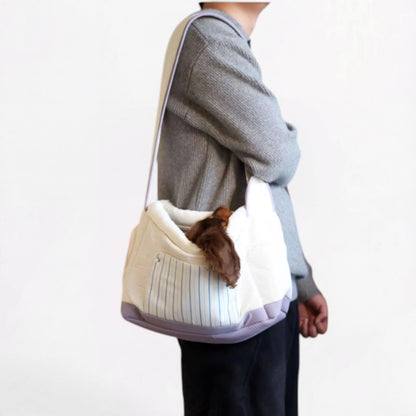 DachiGo Dachshund Outing Carrier – Korean Style Crossbody Bag for Small Dogs