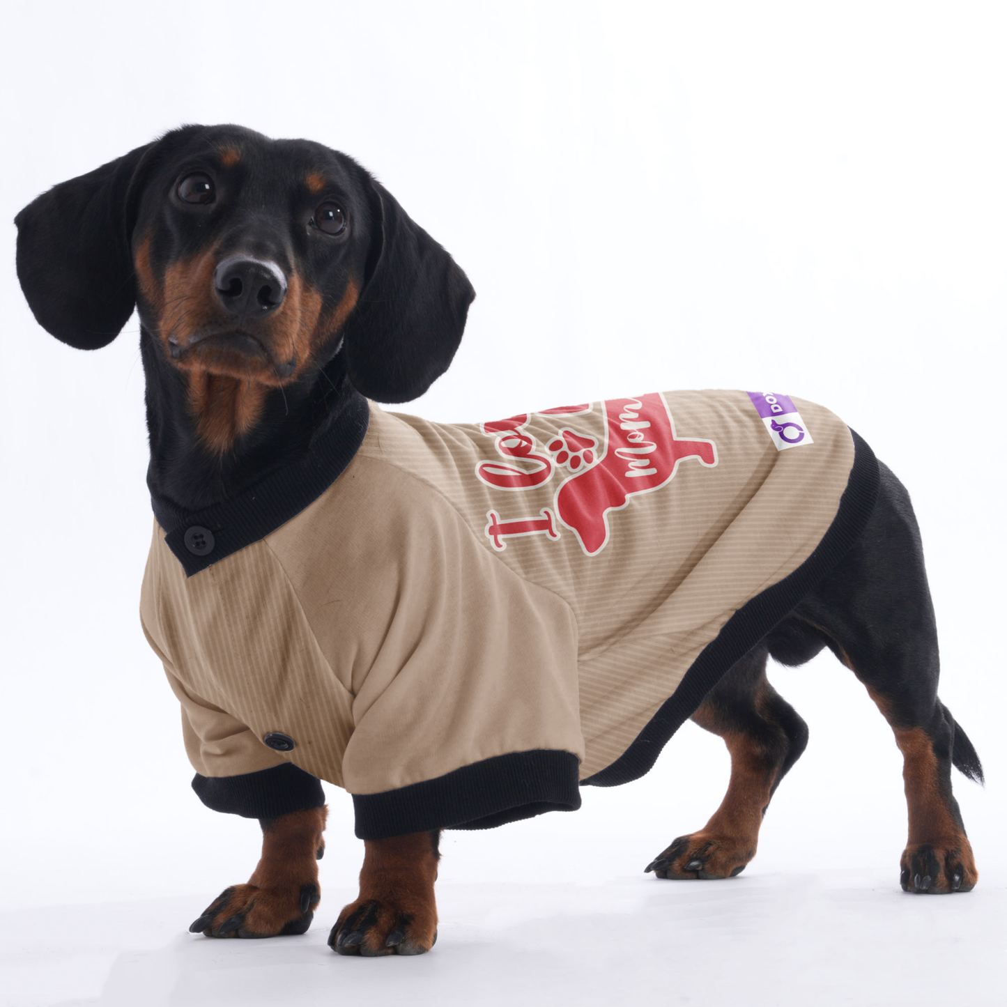 I love my Mommy - Jacket for Dachshunds