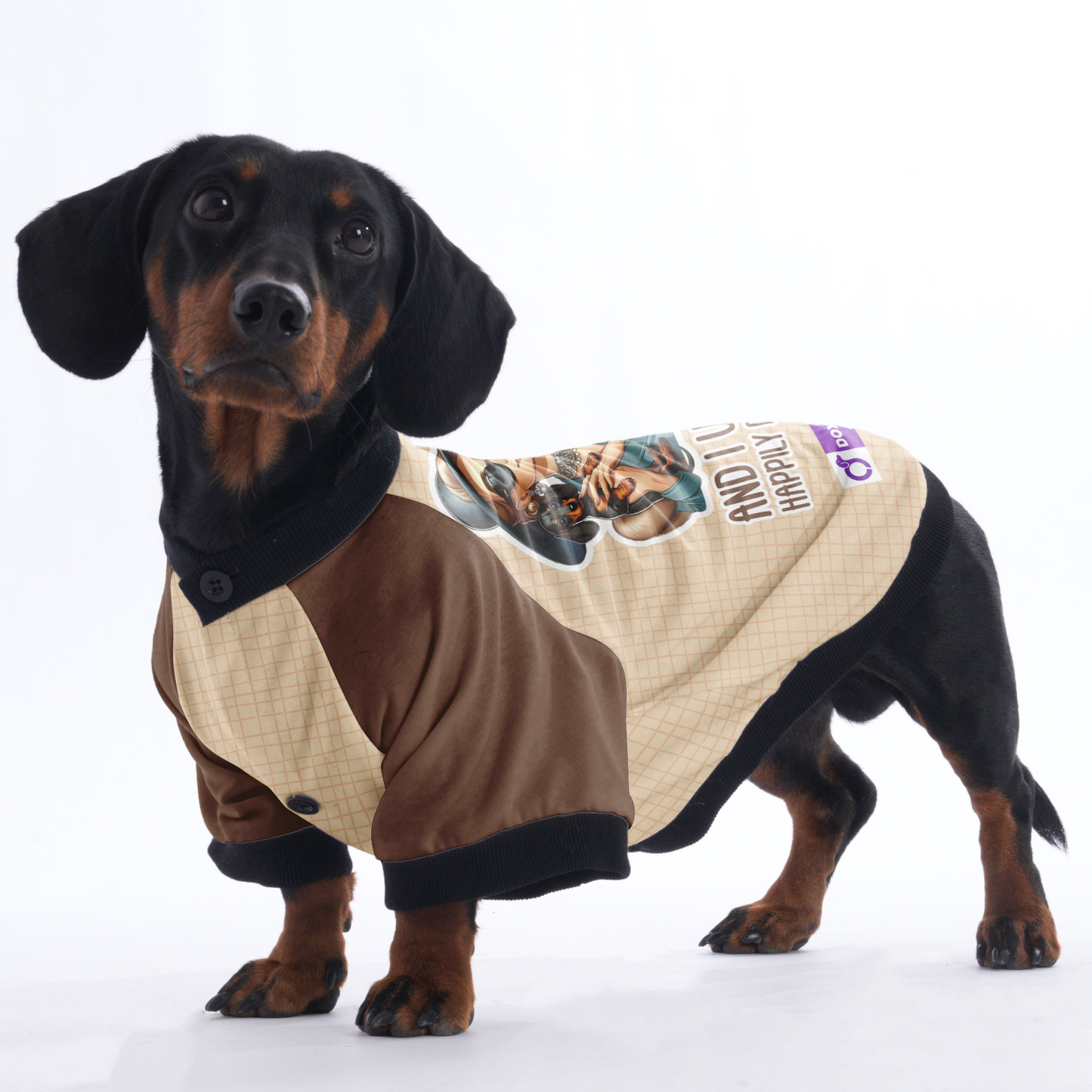 And I Wagged Happily Ever After - Jacket for Dachshunds