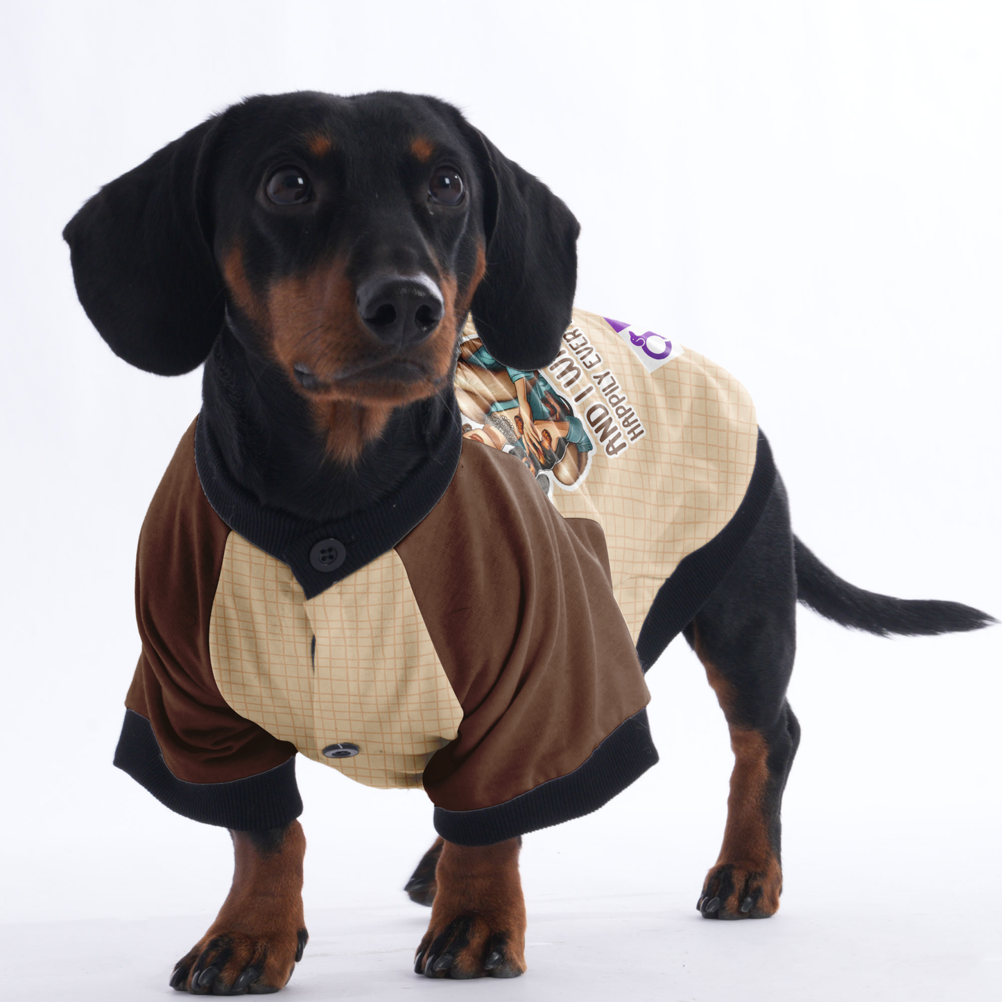 And I Wagged Happily Ever After - Jacket for Dachshunds